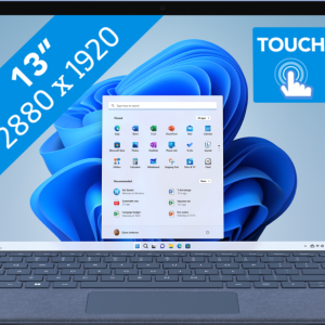 Microsoft Surface Pro 9 - 13" - Intel Core i5 - 8GB RAM/256GB SSD - Sapphire van het merk Microsoft en de categorie laptops