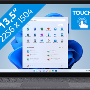 Microsoft Surface Laptop 5 13" i5/8GB/256GB PLATINUM van het merk Microsoft en de categorie laptops